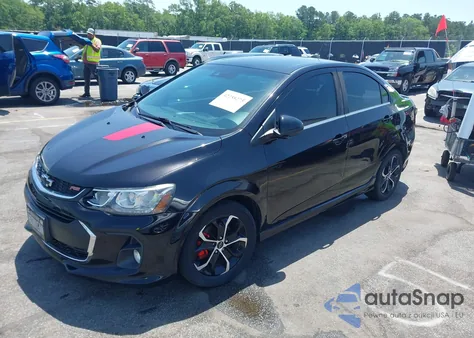 2019 Chevrolet Sonic Lt Auto z USA, uszkodzony, nr VIN 1G1JD5SBXK4148018